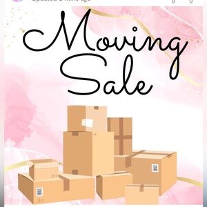 Moving sale - accepting all reasonable offers!